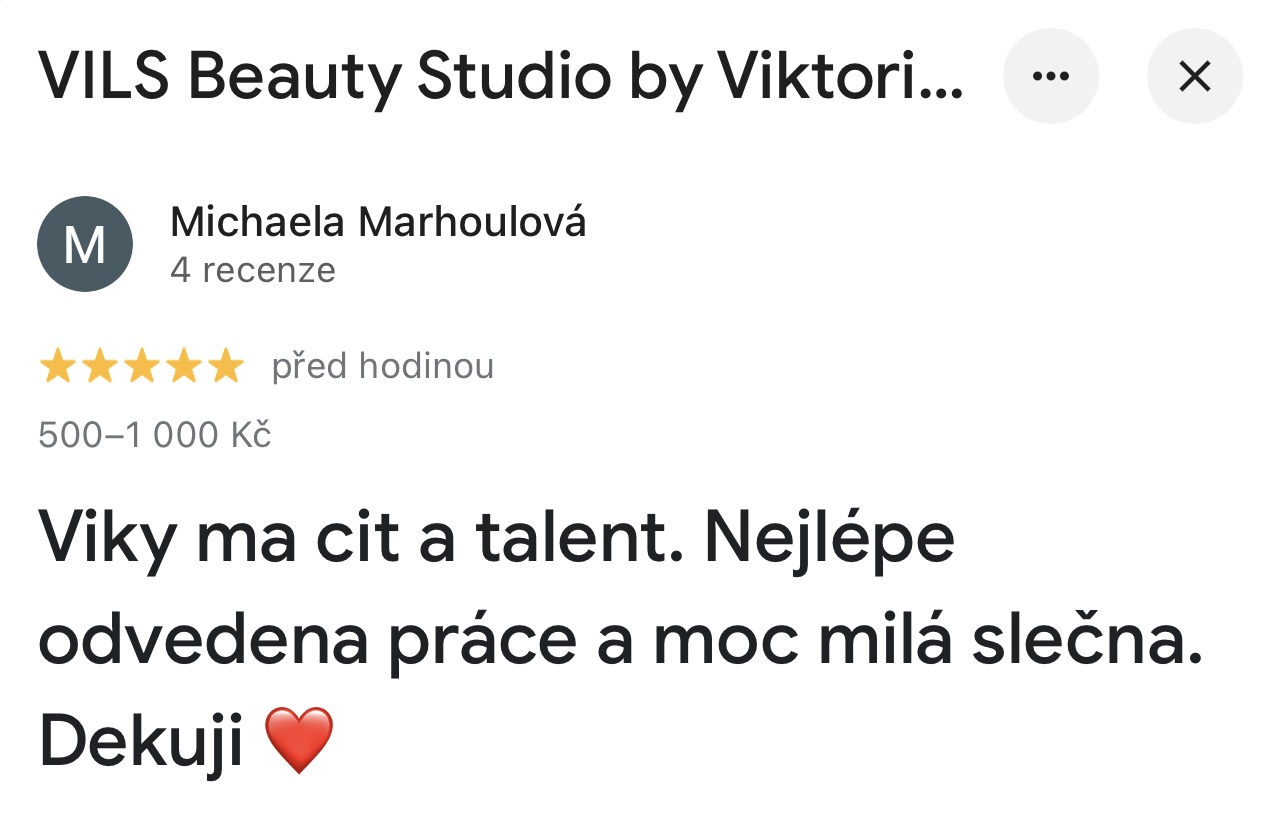 Recenze klientky 17